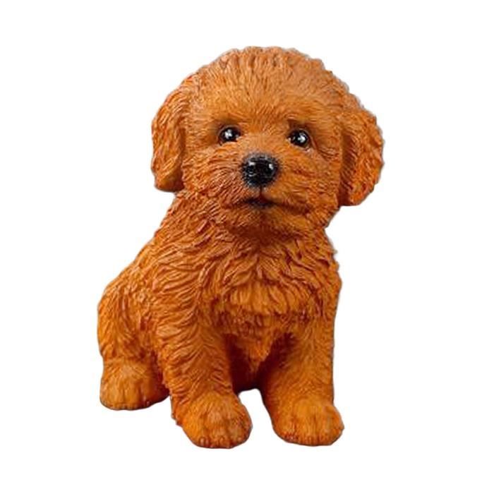 Décor De Voiture De Figurine De Chien Chien Figurine Résine Simulé