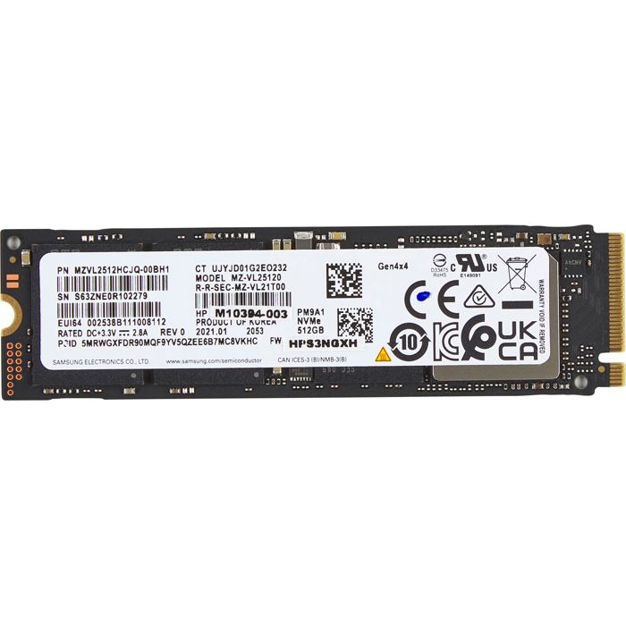 HP PCIe 4x4 NVMe .2 SSD PCI Express 4.0 Neuf - vue 5