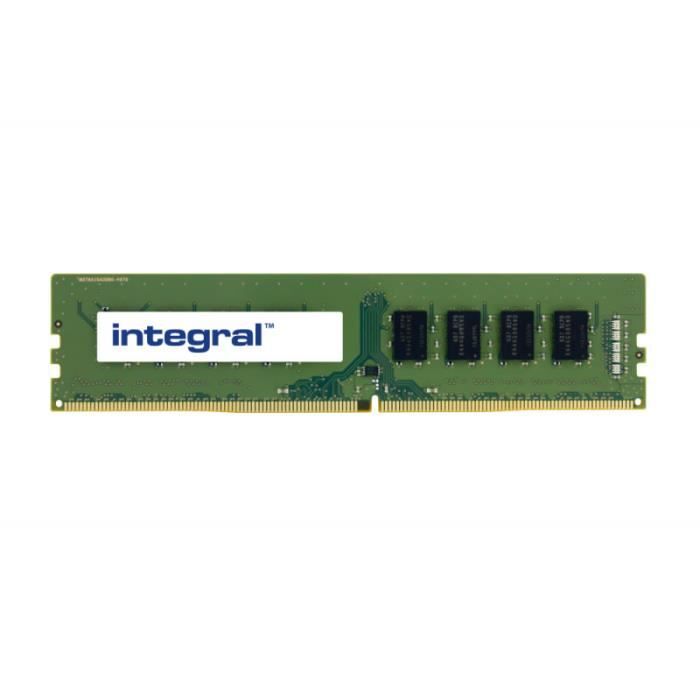 Integral barrette mémoire 16go dimm ddr4 integral pc4-25600 (3200mhz)  (vert) - Cdiscount Informatique