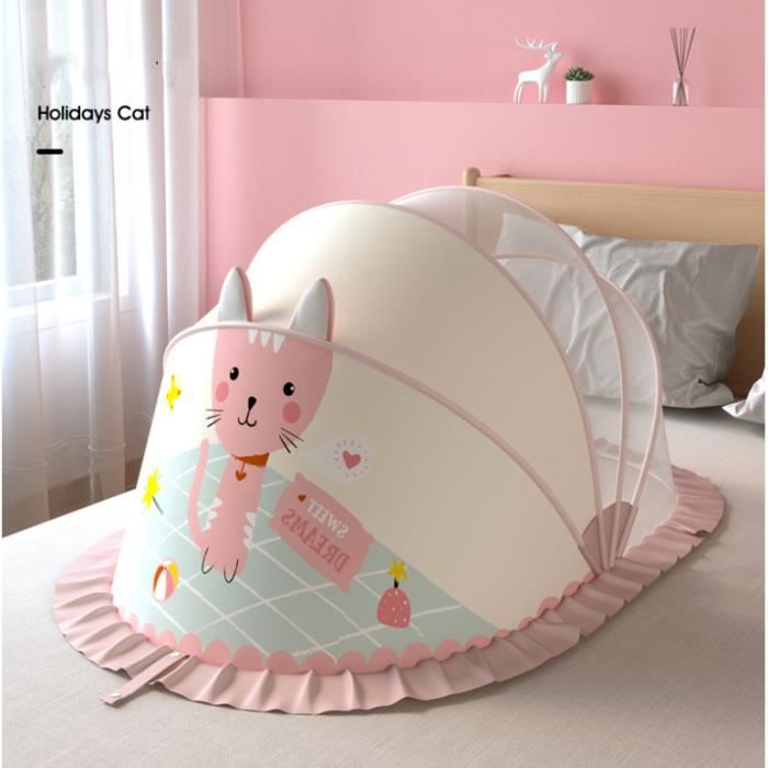 Moustiquaire Pour Bébé Pliable - Tente De Lit Portable 120x90x80 Cm - Protection Contre Les Insectes Pour Berceau, Voyage