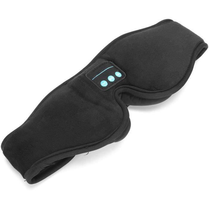 Casque De Sommeil Sans Fil Avec Masque Yeux - Bluetooth 5.0, Cache-oreilles Lavables, Batterie 8h, Réglable