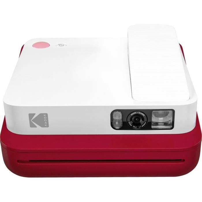 KODAK SMILE CLASSIC Appareil 2en1 Photo Instantané & Imprimante Bluetooth Rouge