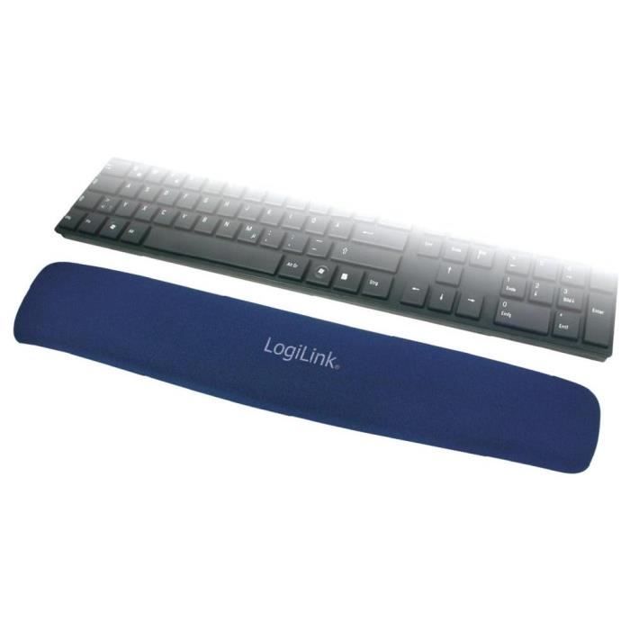 Coussin repose poignets Logilink ID0045 Gel Antidérapant Ergonomique