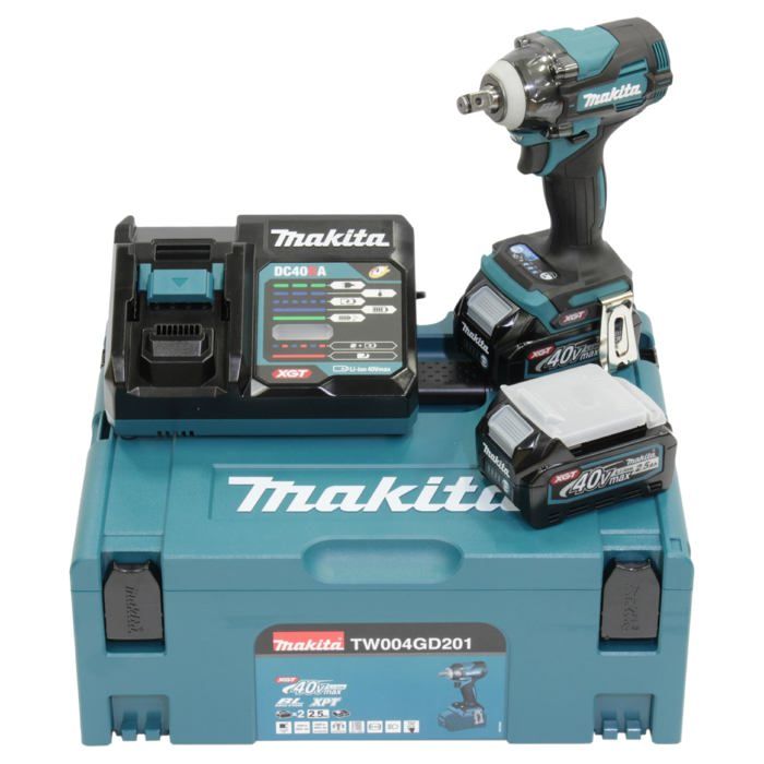 Boulonneuse à chocs - Makita - TW004GD201 - 40V - 2.5 Ah - 350 Nm