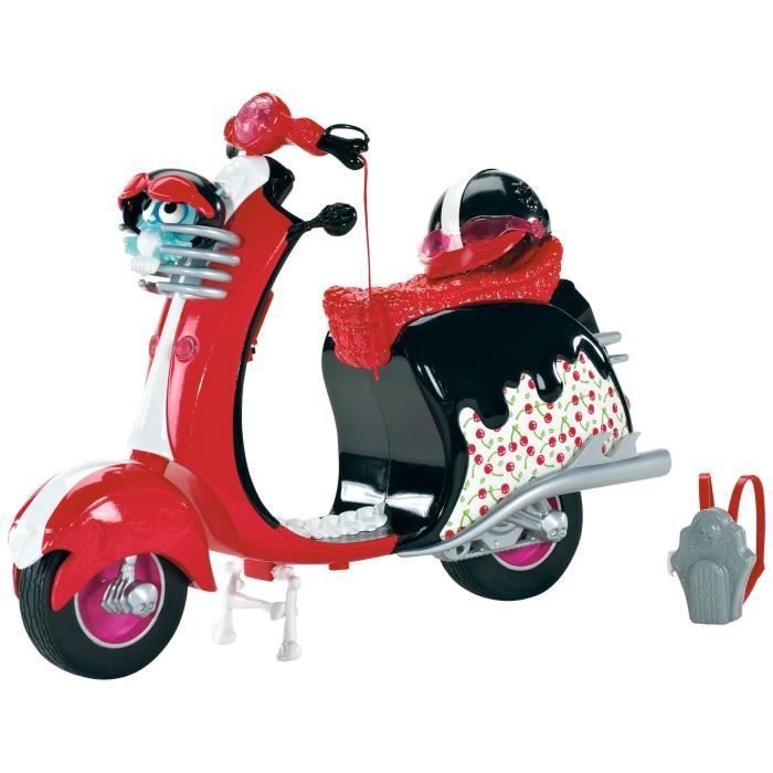 Poupée - Monster High - X3659 - Ghoulia - Scooter customisé - Accessoires inclus