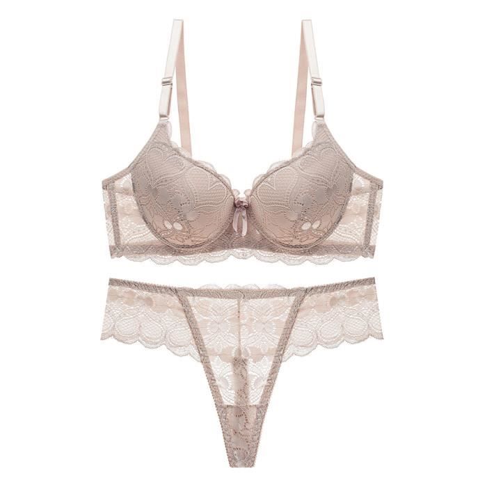 Soutien-gorge Push-up Chantal Thomass - Rose Nude Avec Armatures & Tulle - Taille 85B Neuf