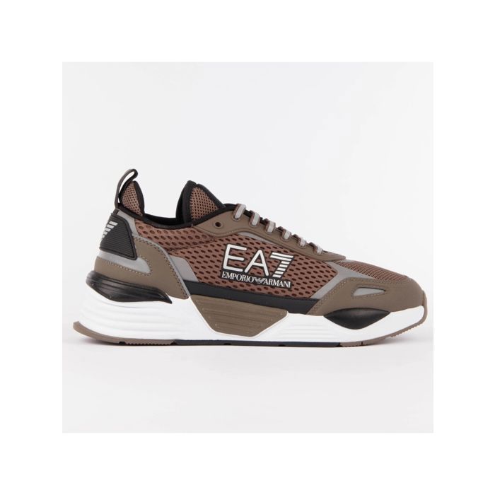 Basket EA7 Homme Ace Runner Marron Synthétique