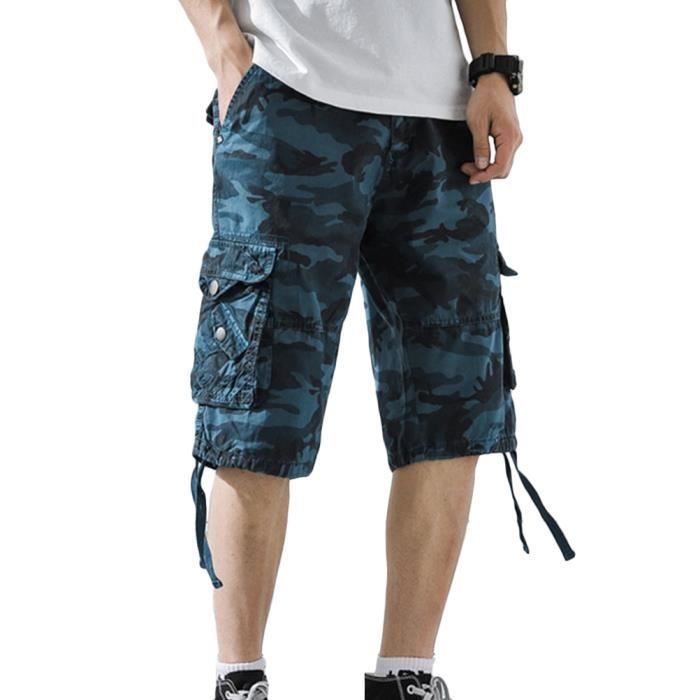 Ineto Hoes Shorts Berudas Cargo Outdoor Été Pantalon Courts Avec
