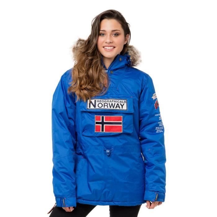 GEOGRAPHICAL NORWAY Doudoune BUILDING Bleu - Femme