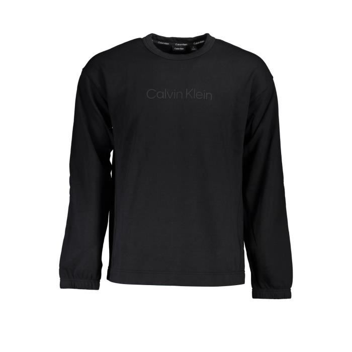 Pull Lanvin Noir Molleton Avec éclaboussures Grises - Taille XL - Neuf Avec étiquettes