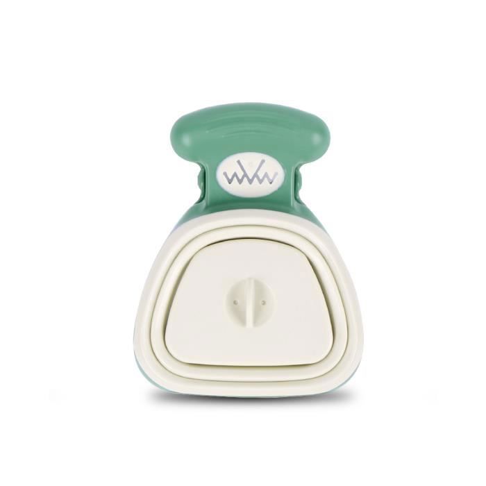 Meilleurs prix pour Chien Poop Scooper, ramassage de déchets de toilettes portables pour animaux de compagnie avec distribution de sac, pri Vert