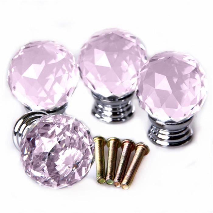 Lot De 17 Boutons Vintage Rouge Rosé 1,5 Cm - À Trous, Transparent, Occasion