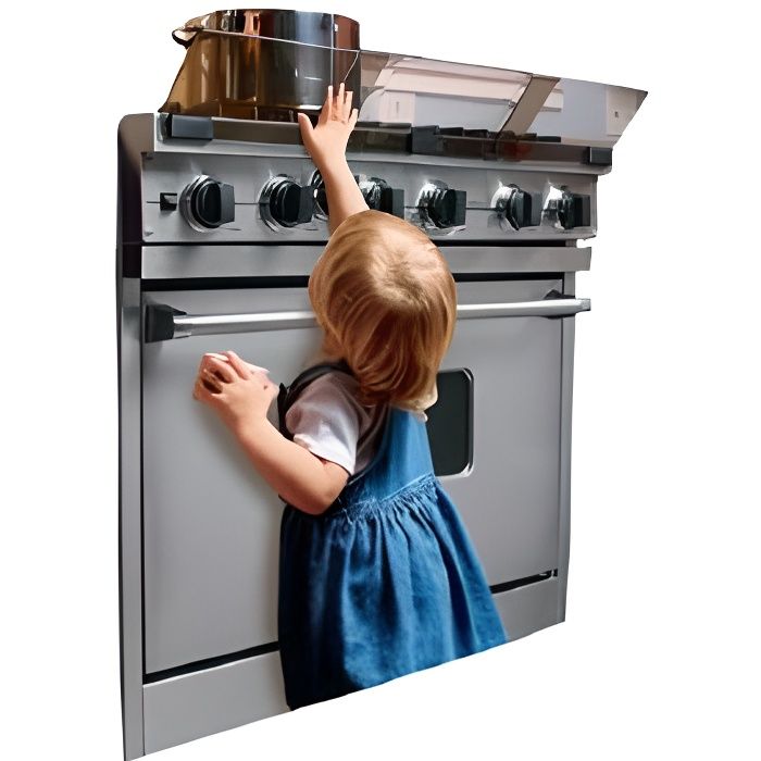 Kit De 5 Protections Pour Boutons De Cuisinière - Sécurité Enfant Et Animaux, Résistant à La Chaleur, Installation Facile