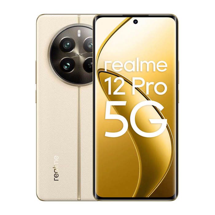 Smartphone - REALME - 12 Pro 5G - 12 Go RAM - 256 Go - Double SIM - Beige