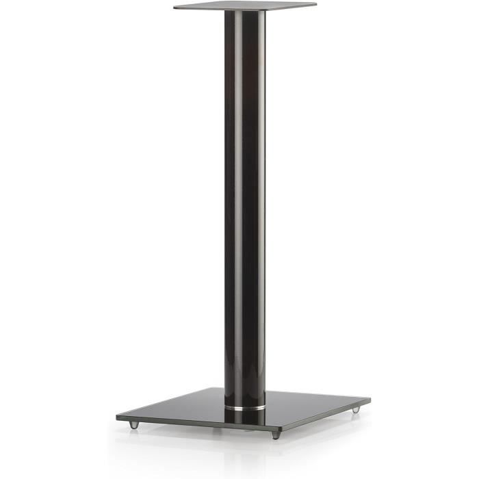 ELIVED Supports Haut-Parleurs Réglables En Hauteur – Charge Max 5 Kg, Plaque Extensible 12,7-25,4 Cm, Hauteur 86,5-110 Cm
