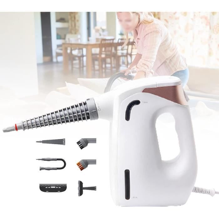 Nettoyeur Vapeur Portable 1200W Bwaliffury – 300 Ml, 8 Accessoires, Nettoyage Sans Chimie Pour Maison, Canapé, Cuisine, Voiture