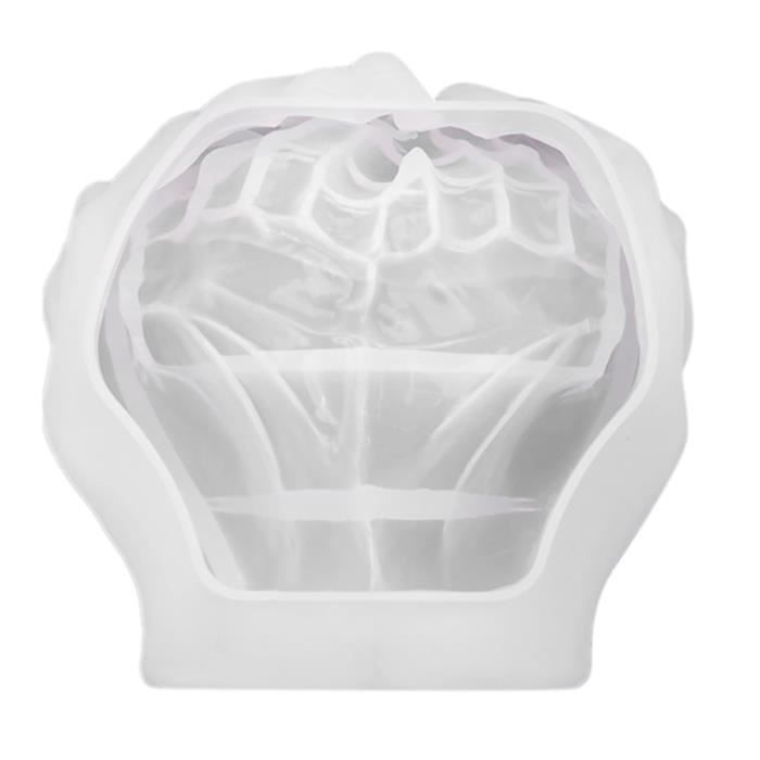 Moule Résine Époxy EPODA Deux Mains 3D - Pour Bougeoirs, Cendriers Et Décorations
