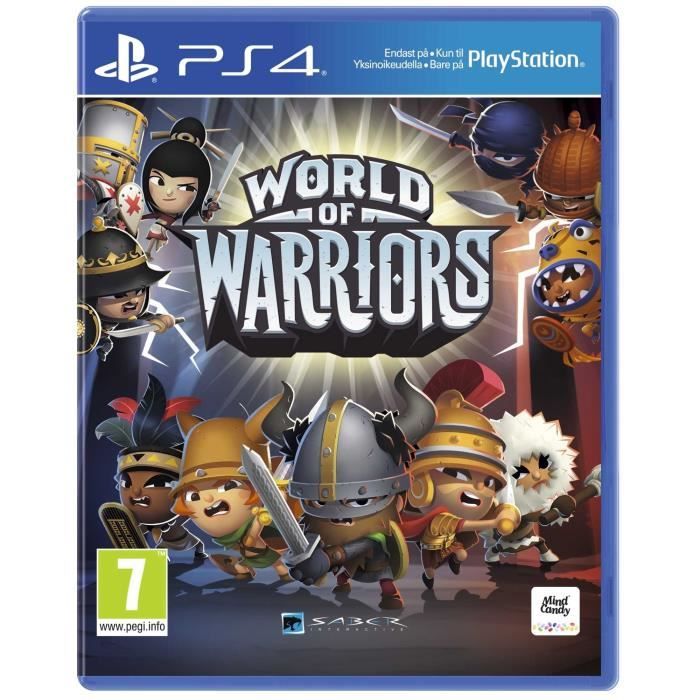 Jeu De Combat PS4 World Of Warriors - Sony - Edition Standard - 1-2 Joueurs - Pegi 12+