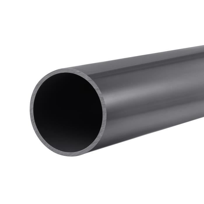 sourcing map PVC Rigide Rond Tube Transparent 21mm IDx25mm OD,0.5m/1.64ft  Longueur 2Pcs