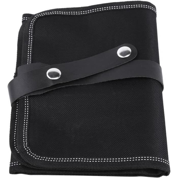 Sac à Pinceaux Enroulable En Toile - 30 Compartiments - Pour Peinture Aquarelle, Huile, Dessin - Transport Facile