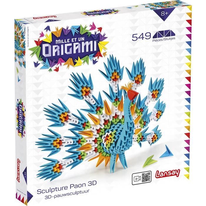 Mille et Un Origami - Sculpture Fleurs 3D - Activités Manuel