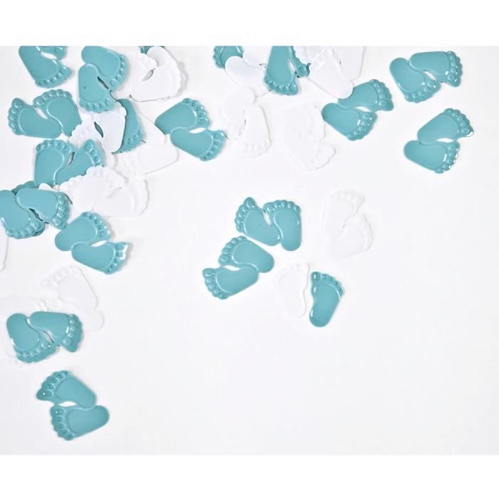 Confettis Pieds De Bebe Bleu Et Blanc X10grs Ref Dec869 Cdiscount Maison Confettis Pieds De Bebe Bleu Et Blanc X10grs Ref Dec869 Cdiscount Maison