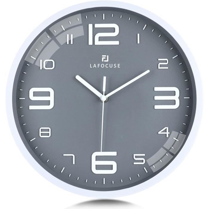 LIMEID Grande Horloge Murale En Acrylique, Horloge Murale Mouvement Silencieux Paysage Horloge à Quartz Décor Avec Chiffres Arabes, Décoration Art Moderne Pour Salon, Chambre, Bureau,58x32cm