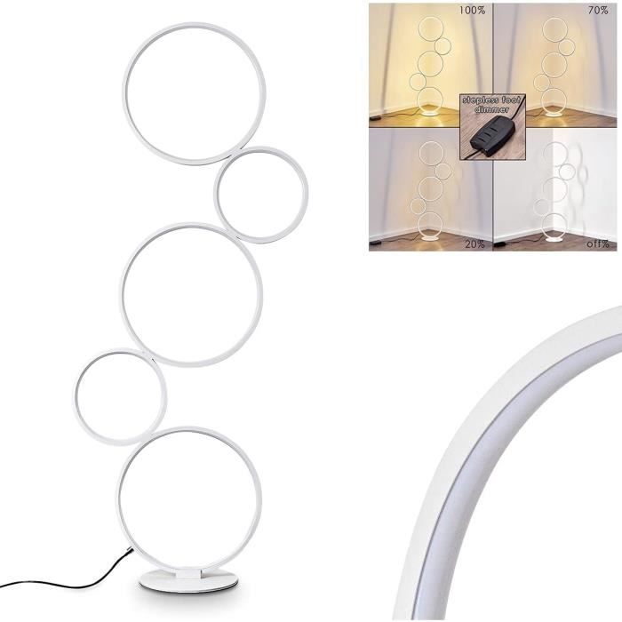 PETSTIBLE Lot De 12 Lampadaires LED Métal 1:75 - Blanc Chaud 3V - Pour Modélisme Ferroviaire - Résistances Incluses