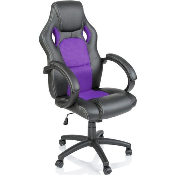 TRESKO Chaise de bureau Fauteuil de bureau RACING SPORT GAMER