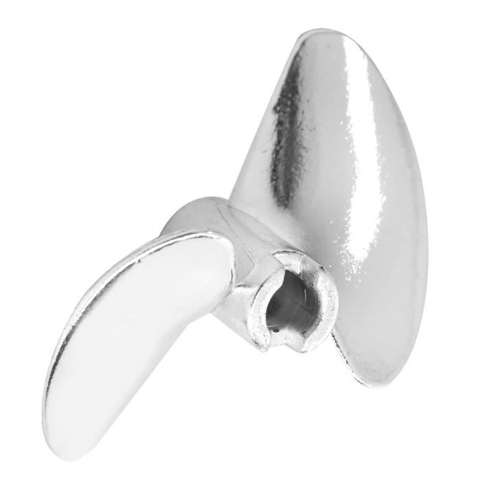 Hélice 2 Pales 35 Mm Pour Bateau RC – Alliage Aluminium, Alésage 4 Mm, Compatible FeiLun FT, UDI, Corpe, HONGXUNJIE