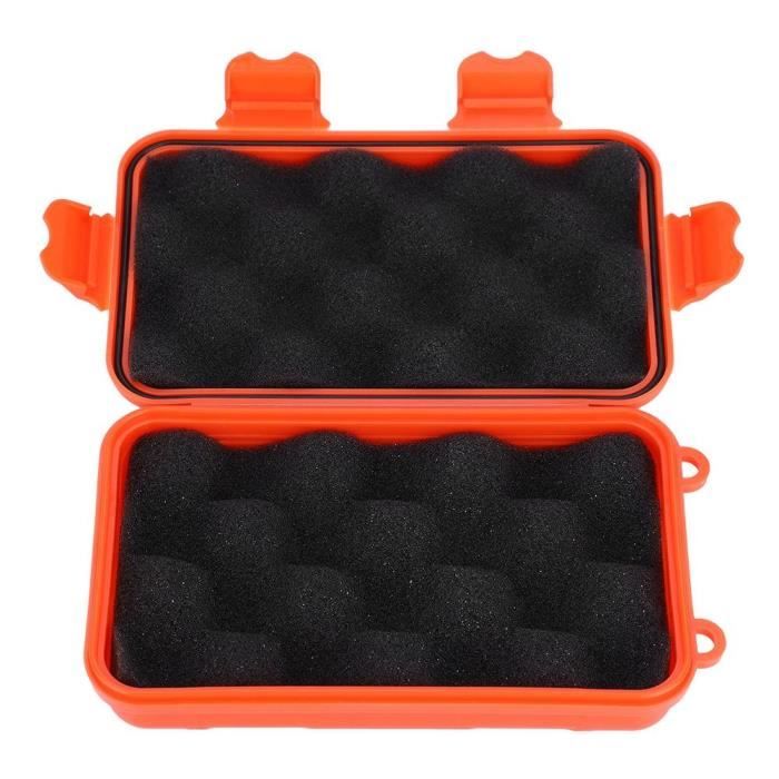 Lot De 3 Boîtes étanches Plastique - 11x7x3,5 Cm, Couleurs Assorties, Pour Randonnée, Plage, Piscine - 8