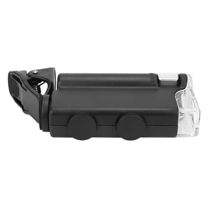Microscope Pour Téléphone Portable 200x - Loupe Avec LED - APL-MS002 - Poids 17,5 G - 7