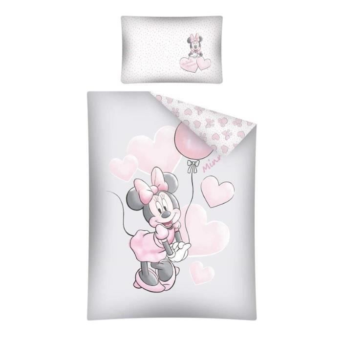 Minnie Disney Parure De Lit Bebe 2 Pieces 100 Coton Dimensions 100 X 135 Cm 40 X 60 Cm Certifie Oko Tex Cdiscount Maison Minnie Disney Parure De Lit Bebe 2 Pieces 100 Coton Dimensions 100 X 135 Cm 40 X 60 Cm Certifie Oko Tex Cdiscount Maison