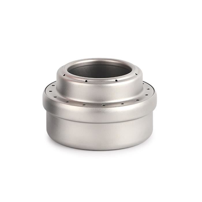 Grille De Réchaud à Alcool Portable En Acier Inoxydable - Pour Camping, Randonnée, Pique-nique, 2 Pièces, Dimensions 7.5x3.5 Cm