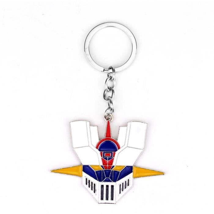 Porte-clés Métal Goldorak / Grendizer - Haches Astéro, 5 Cm, Acier Inoxydable, Neuf