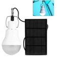 GA22533Lumière solaire camping LED Tente lampe rechargeable d'urgence de nuit Voyage extérieur Ampoule Noir-1