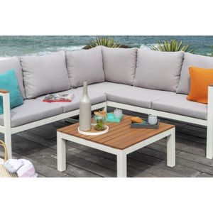 Salon Bas De Jardin Bois Achat Vente Salon Bas De Jardin Bois