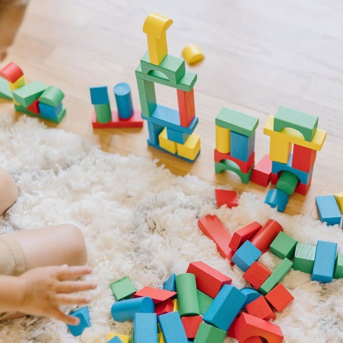 100 blocs de construction en mousse | Jouet d'éveil | Blocs et ...