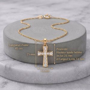 Collier croix orthodoxe en bois