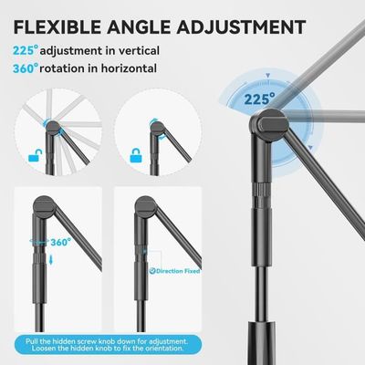 Coussin Support Tablette KDD - Angle Réglable, Pliable, Pour IPad, Téléphones, Livres, Gris