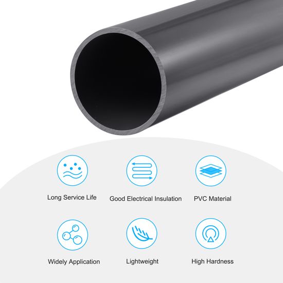 Tuyau Vinyle PVC Clair 8mm ID X 10mm OD - 2Mètres Flexible Transparent - Idéal Pour Air, Eau & Liquides
