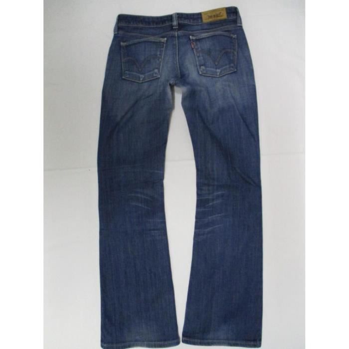 LEVIS 572 FEMME JEANS BOOTCUT BLEU W29 L32 T FR38 39.LFJ273 Cdiscount Pret a Porter