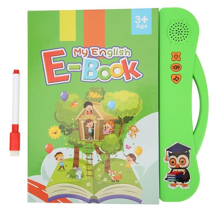 Livre audio arabe pour enfants livre d'apprentissage électronique  interactif jouet éducatif amusant jeu cadeau table verte En Stock -  Cdiscount Jeux - Jouets