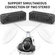 TD® Enceinte bluetooth portable haut parleur pc voiture iphone noir sans fil mains libres appareils musiques audio basse puissante-3