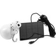 GA22533Lumière solaire camping LED Tente lampe rechargeable d'urgence de nuit Voyage extérieur Ampoule Noir-3