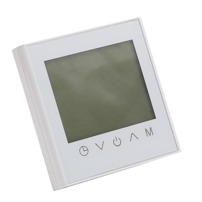 Thermostat de Chauffage Intelligent WiFi pour Chauffage par Le Sol  électrique 16A - ZWDXHAO - Blanc - Cdiscount Bricolage