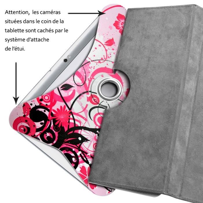 Etui Support Universel L Motif HF30 pour Tablette3