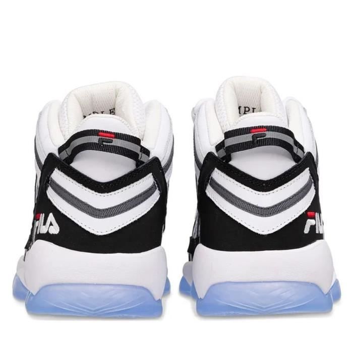 Basket Homme Fila x Stackhouse Spaghetti FFM0258.13036 Blanc Talon Plat Lacets