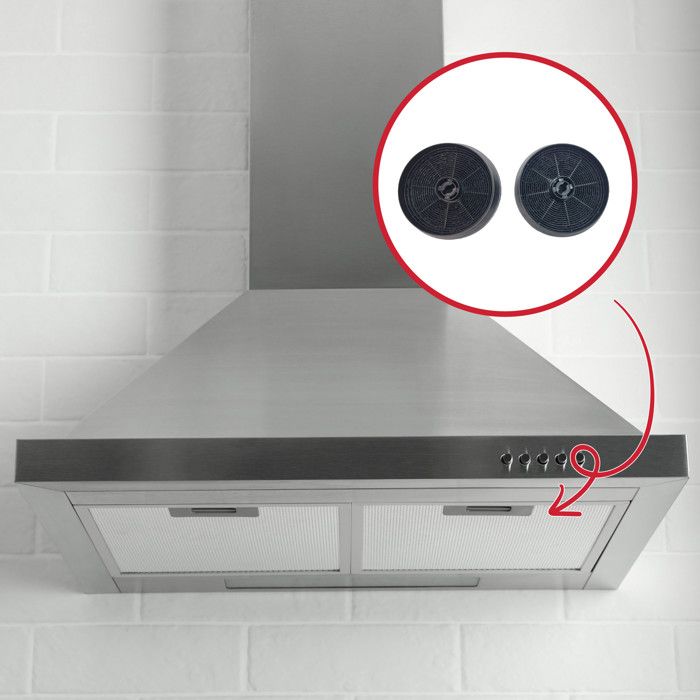 SOS Accessoire ACM14 – Set Di 2 Filtri Carbone Attivo Per Cappe, 145x30 Mm, Compatibili Con Ariston, Hotpoint, Candy, Indesit, Airlux E Altri - 2