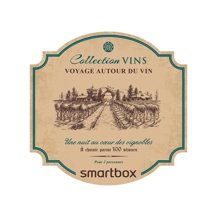 Smartbox - Coffret cadeau Activité autour du vin pour 1 ou 2 personnes -  Idée cadeau œnologie